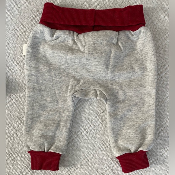 Rabbit and Bear Organic Cotton 2-Piece Outfit, Baby 0-3 Months, Winter Snowman - Picture 7 of 8